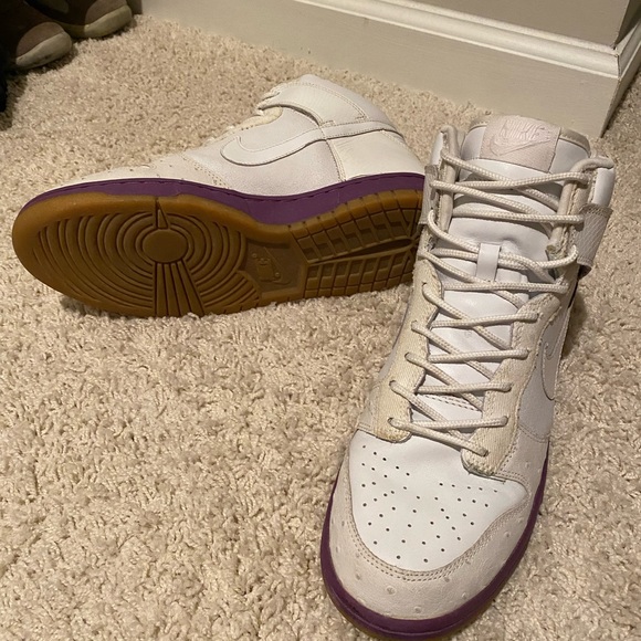 Nike Dunk High SB MITA Japan Purple White Gum 9 Black Ostrich Denim Snake 2007 - Picture 6 of 8
